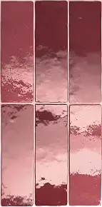 Плитка 24467 ARTISAN BURGUNDY 6,5X20