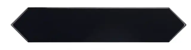 Equipe Arrow Керамическая Плитка Черный 5x25 25836