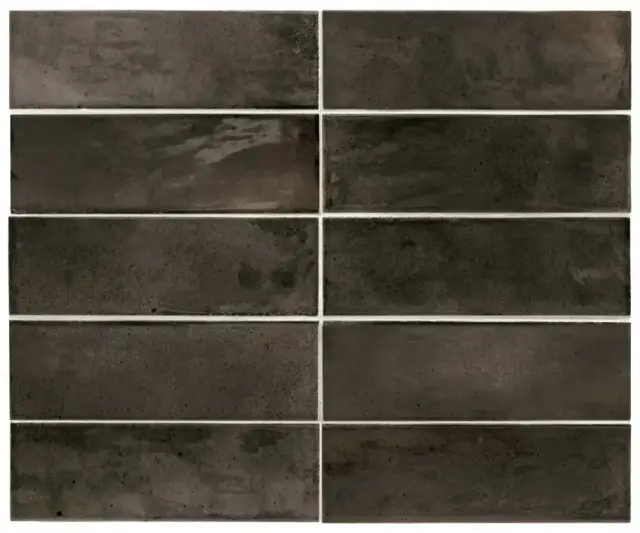 Equipe Hanoi Керамическая Плитка Черный 6x20 30031