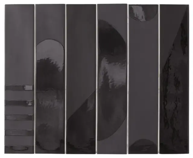 Equipe Wadi Керамическая Плитка Черный 6x30 30174