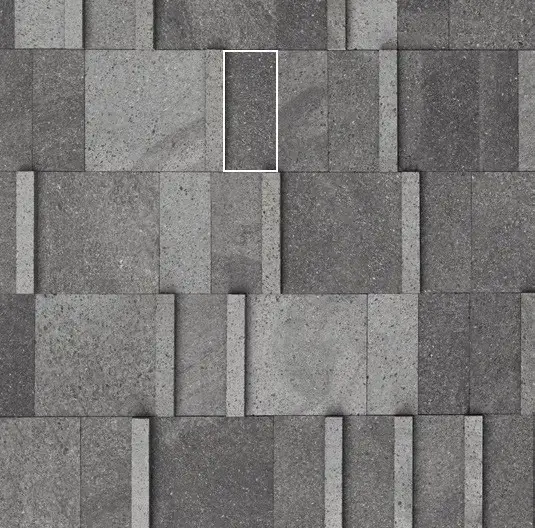 Mirage Oltrenero Натуральный Камень Серый 8x20 CIG3