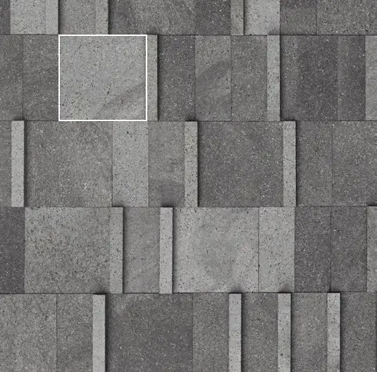 Mirage Oltrenero Натуральный Камень Серый 20x20 CIG1