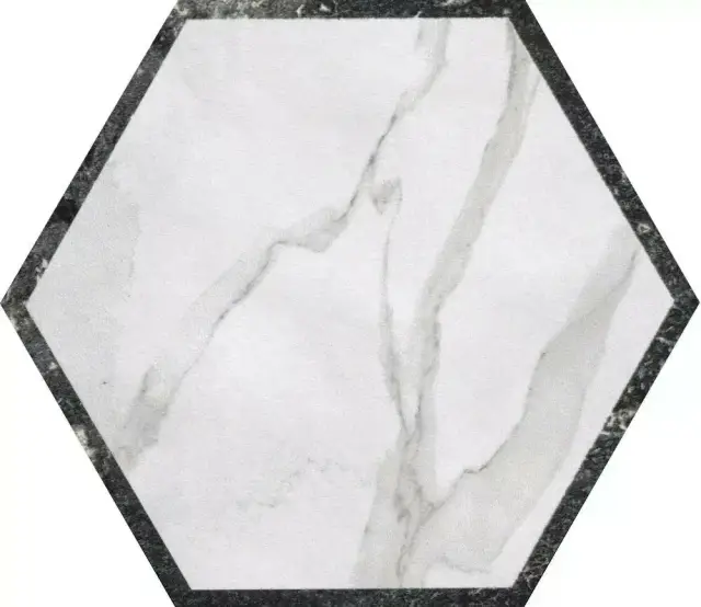 ROMA DECO ESAGONO STATUARIO GRAFITE