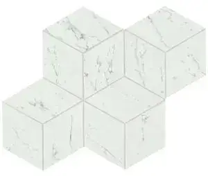 Marvel Carrara Pure Mosaico Esag. Lapp.