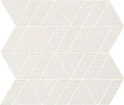 Aplomb White Mosaico Triangle 31,5x30,5