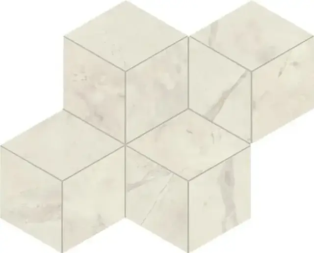 Marvel Calacatta Perla Mosaico Esagono Silk