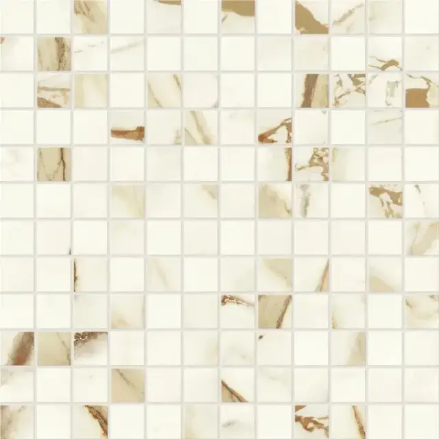 Marvel Calacatta Imperiale Mosaico Lapp