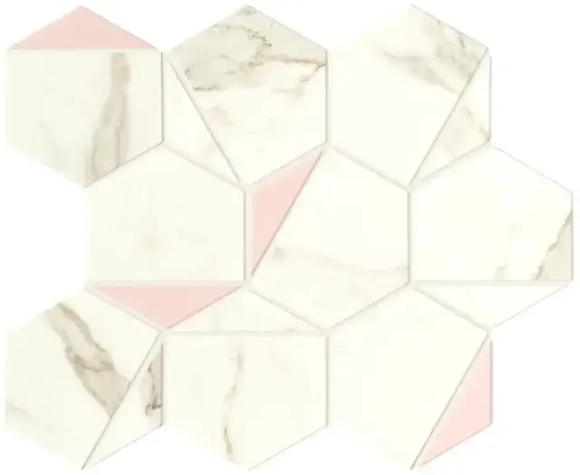 Marvel Calacatta Prestigio Rose Hex Silk