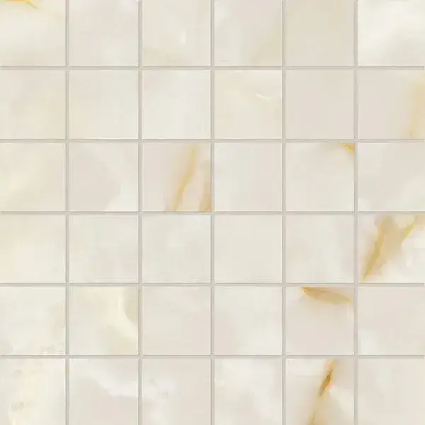 GEMME BIANCO MACROMOSAICO BRILLANTE