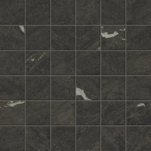 Forte Dei Marmi Rock Venaria Black Mosaic 30x30