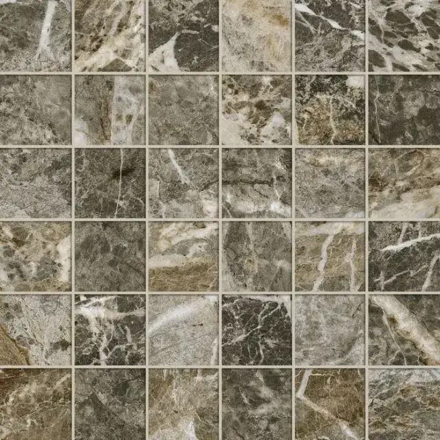 Forte Dei Marmi Quark Breccia di Caravaggio Mosaic