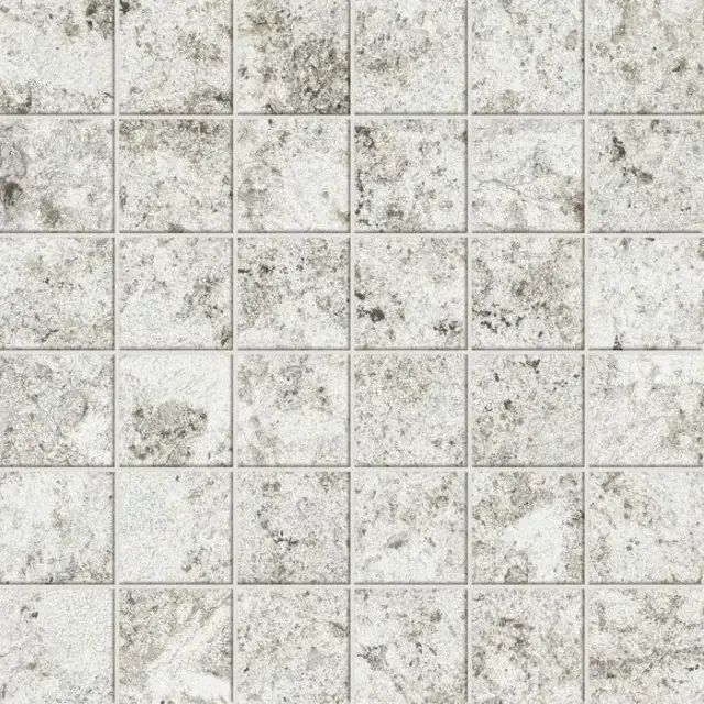 Forte Dei Marmi Quark Brazilian White Mosaic