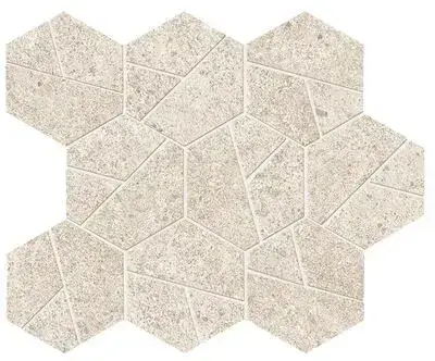 BOOST STONE White Mosaico Hex