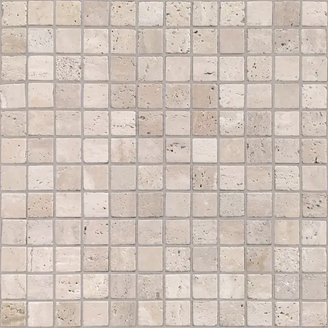 Мозаика Travertino Beige MAT 23x23x7 298x298