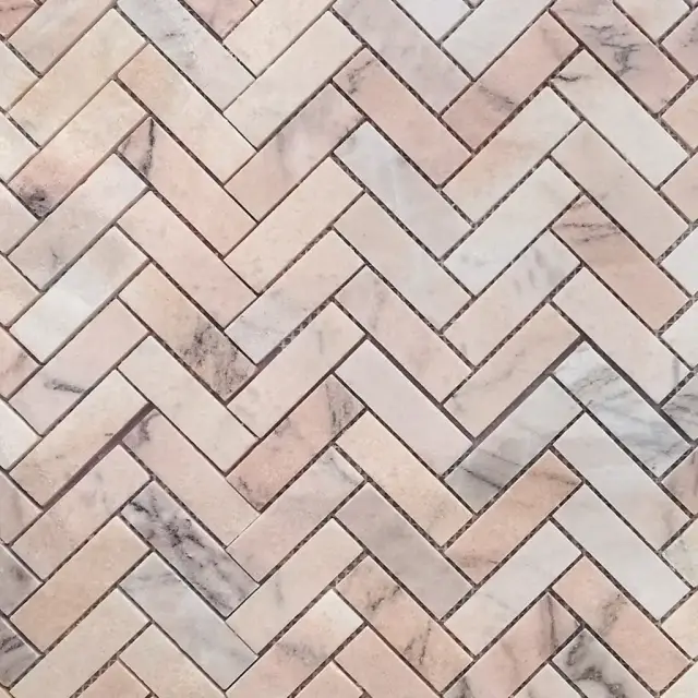 Мозаика Rosa Salmone POL fish 23x73x7 317x282