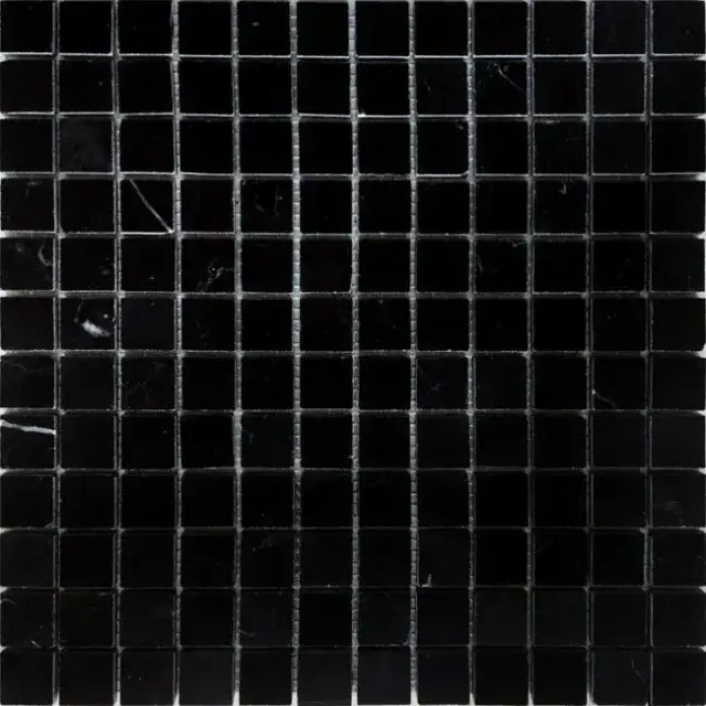 Мозаика Pietrine Nero oriente POL 2.3x2.3 29.8x29.8x7