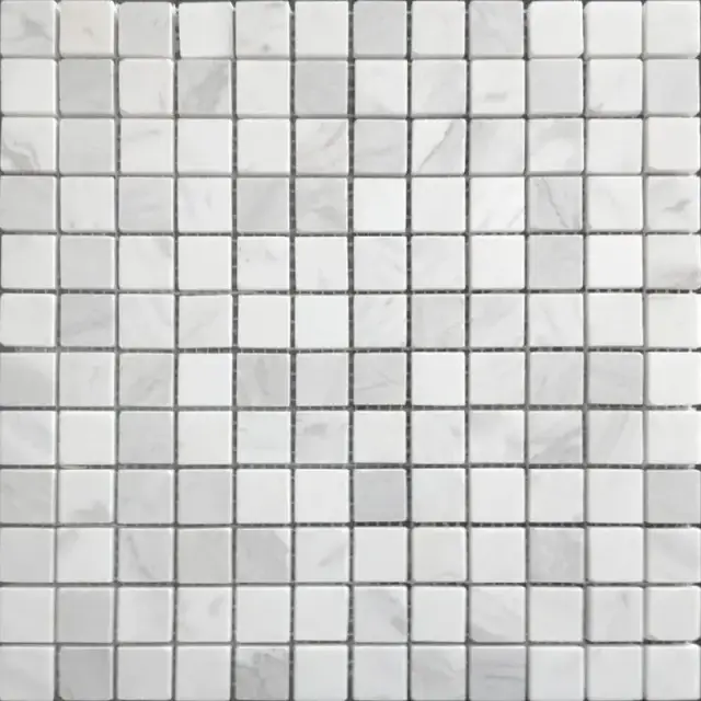Мозаика Pietrine Dolomiti bianco POL 2.3x2.3 29.8x29.8
