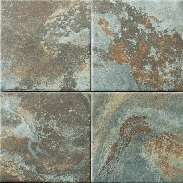 Керамогранит Origin Slate Way Green matt 15x15