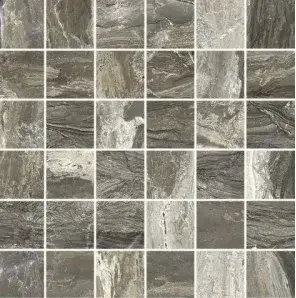 Мозаика Mosaico Gemstone Taupe Rett чип 4.95x4.95 29.7х29.7