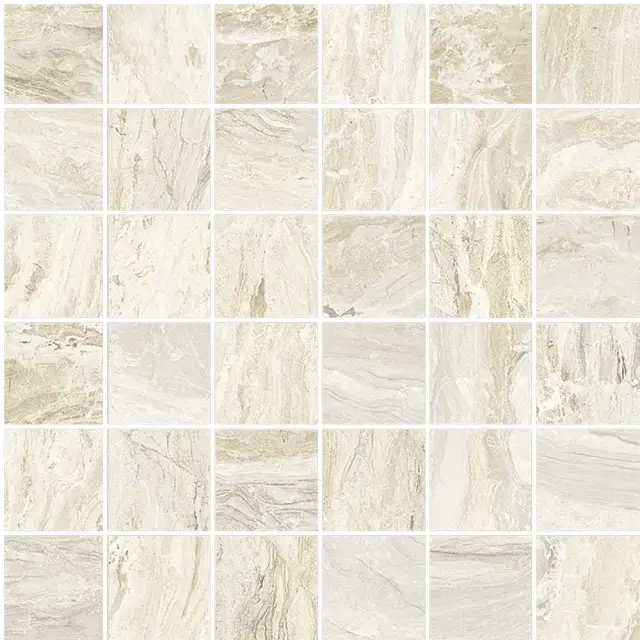 Мозаика GNM20RL Gemstone Ivory Mix Lux 29.1x29.1