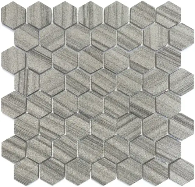 Мозаика Marmara grey POL hex 23x40x6 292x289x6