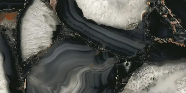 Керамогранит ELN2 Agate Black Full Lappato 9.5mm 60x120