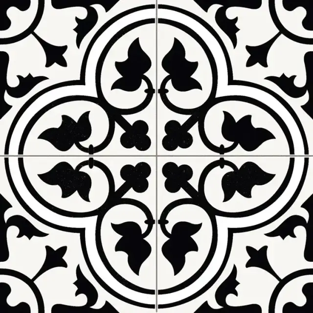 Керамогранит Dover Black Pre 45x45