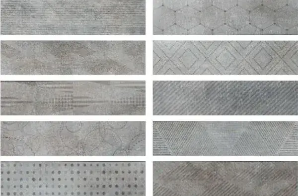 Керамогранит 1047177 DOCKLANDS FREEPORT GREYWALL (10 soggettu mix) 8,6x35