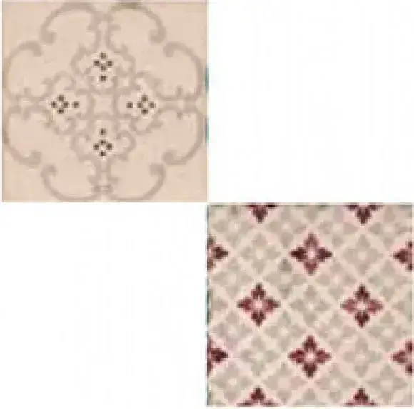 Керамогранит Декор 8325 Jolie Rose Gris Trama (комп/2шт) 10х10