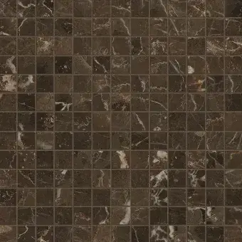 Мозаика Anima Dark Emperador Composizione F Lucidato 30*30