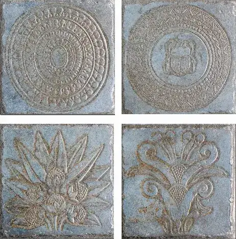 Керамогранит ZHA3 BR 1-4 Ocean Blue 20x20