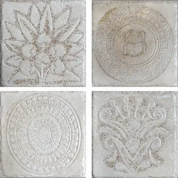 Керамогранит ZHA1 BR 1-4 Moon White 20x20