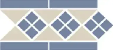 Керамогранит Border LISBON with 1 strip (Tr.16 Dots 11 Strips 11) 28х15