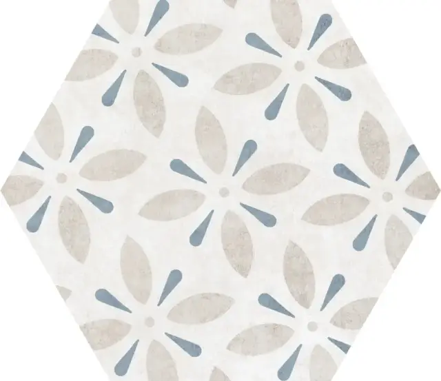 Керамогранит Atrium Hex Alpha Mix-Azul 25.8x29