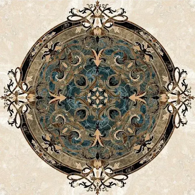 Керамогранит AGATE BLUE CENTRO PULIDO-4 89.26x89.26