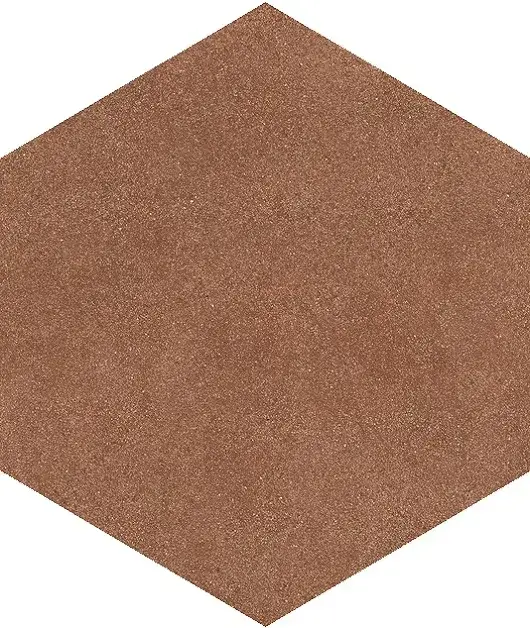 Керамогранит 781813 Sensi Terre Mattone Grana Grip Esagono 22x20