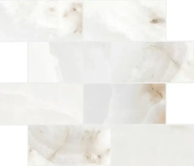 Мозаика 770281 Reves De Rex Perle Muretto Sfalsato Glossy 6mm 7.5x15 30x30