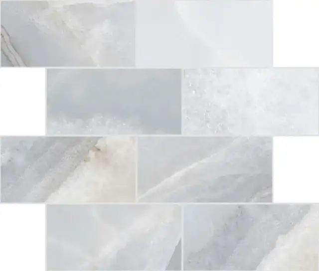 Мозаика 770274 Reves De Rex Bleu Muretto Sfalsato Mat 6mm 7.5x15 30x30