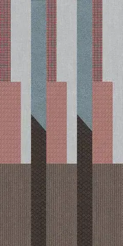 Керамогранит 769493 Chimera Decoro Ritmo Azzurro B Mat Ret 6mm 60x120