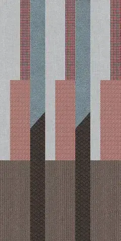 Керамогранит 769492 Chimera Decoro Ritmo Azzurro A Mat Ret 6mm 60x120