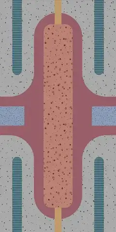 Керамогранит 769495 Chimera Decoro Colore Grigio Mat Ret 6mm 60x120