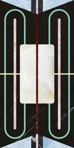 Керамогранит 769483 Chimera Decoro Empatia Nero Mat Ret 6mm 60x120