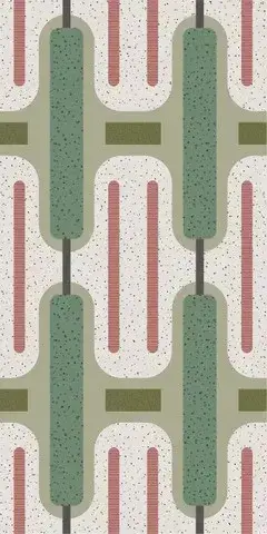 Керамогранит 769443 Chimera Decoro Colore Bianco Mat Ret 6mm 120x240