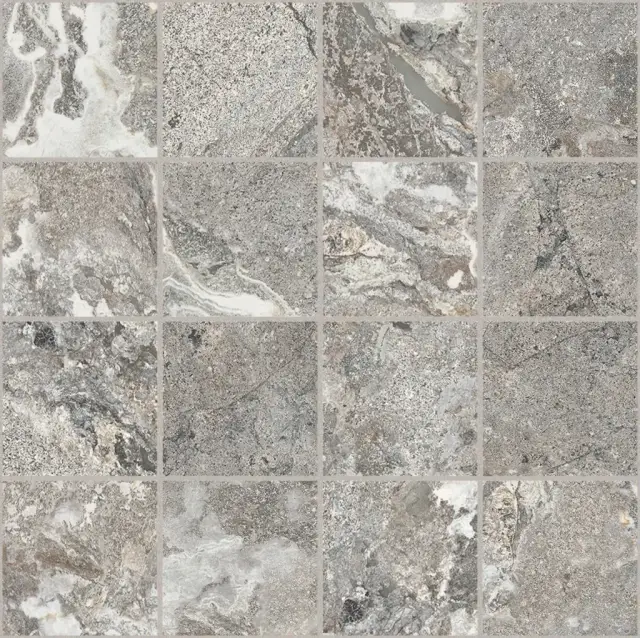 Мозаика 767702 Onyx&More Silver Porphyry STR Mosaico 6mm 7,5x7,5 30x30
