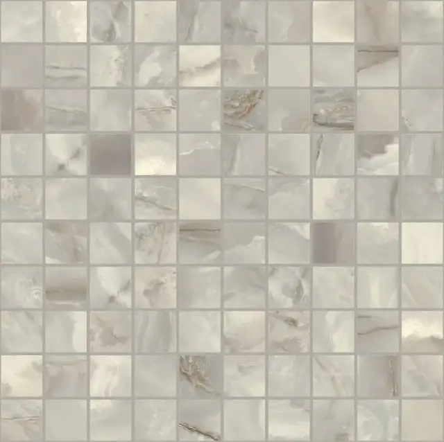Мозаика 767657 Onyx&More Silver Onyx Glossy Mosaico 3x3 30x30