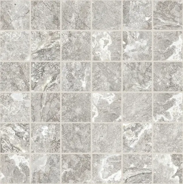 Мозаика 767650 Onyx&More White Porphyry STR Mosaico 5x5 30x30