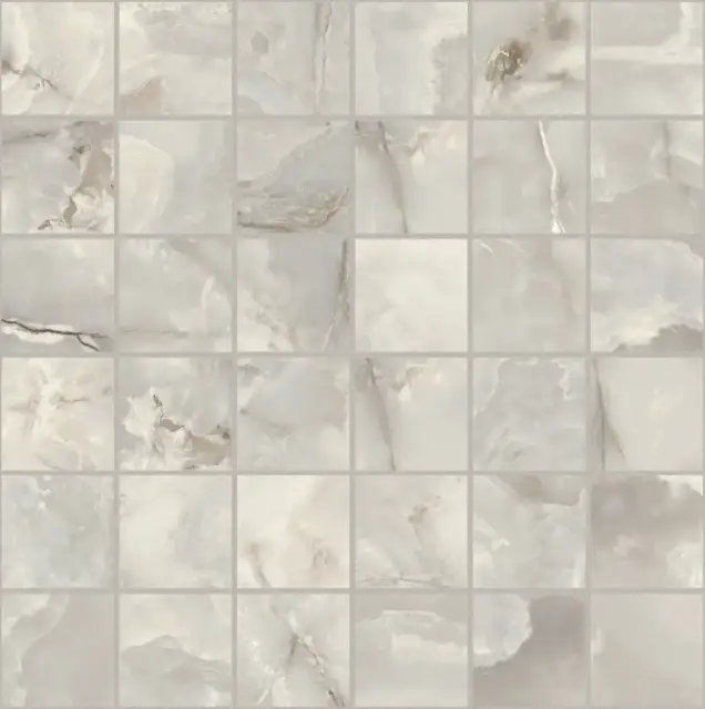 Мозаика 767648 Onyx&More Silver Onyx Satin Mosaico 5x5 30x30