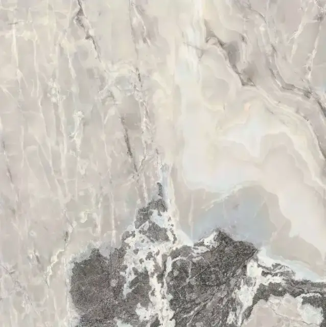 Керамогранит 766001 Onyx&More Silver Blend Glossy Ret 6mm 160x160