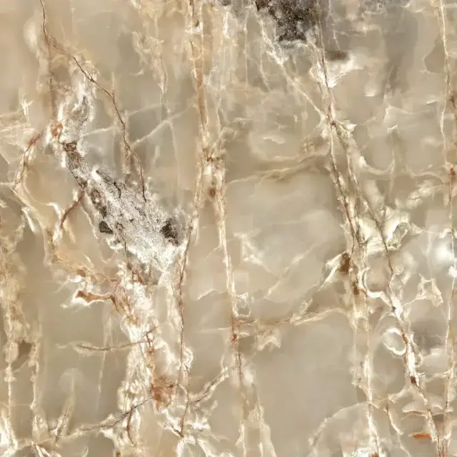 Керамогранит 765423 Onyx&More Golden Blend Satin Ret 80x80