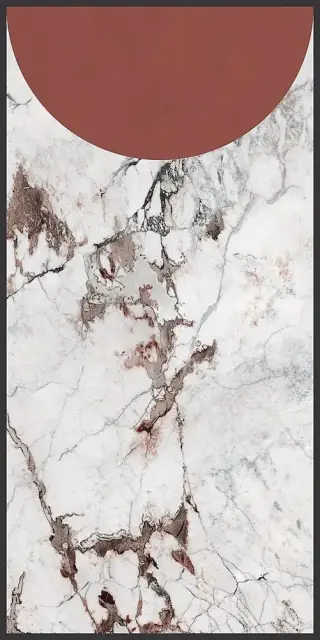 Керамогранит 764127 Policroma Volta Breccia-Mattone Mat Ret 6mm 120x240